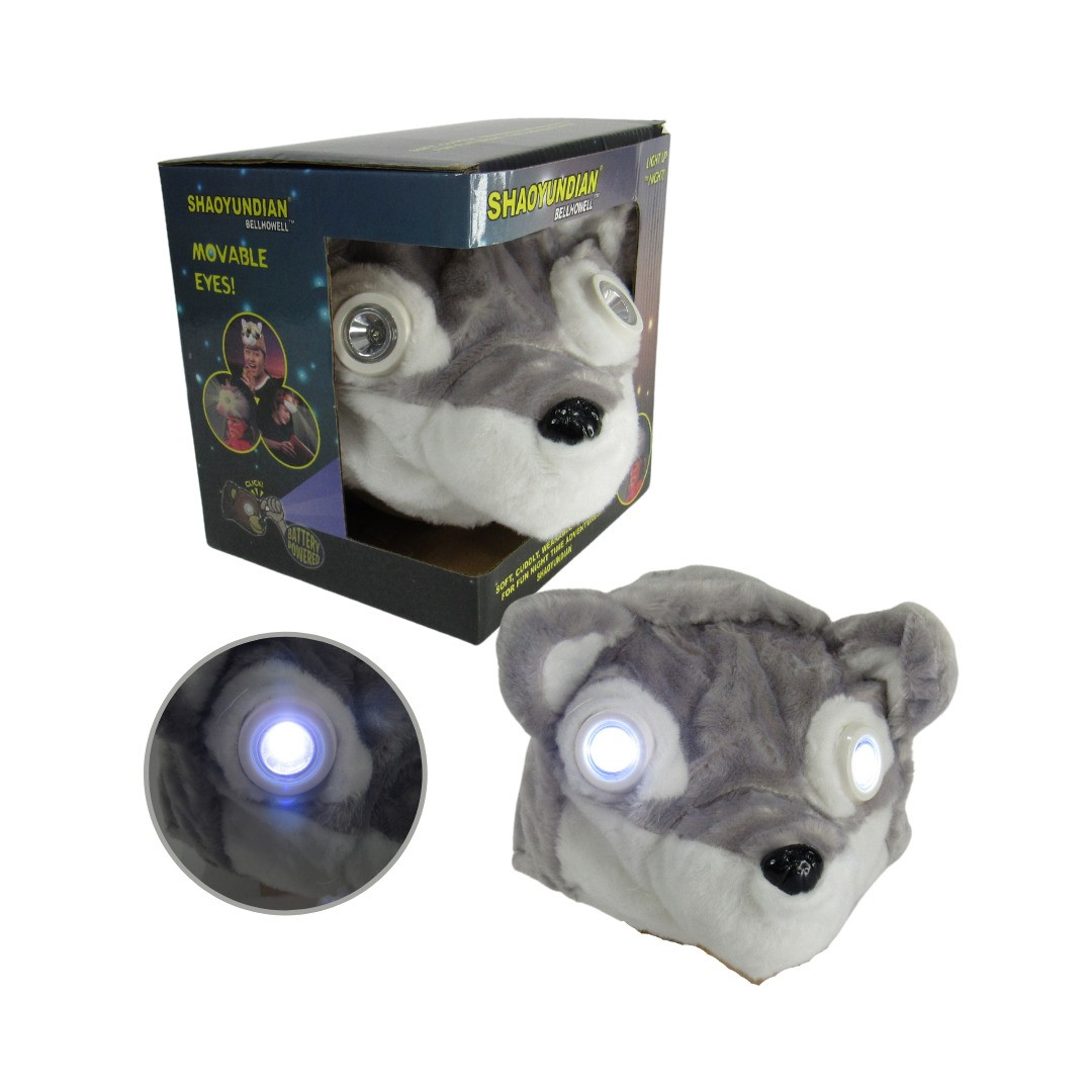 Miniatura 8 de Gorro con diseño de animales y luces - Color: Cafe con blanco